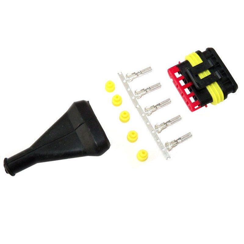 Konektor 5-pólový Superseal - zásuvka (female), IP67