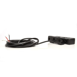 Výstražná záblesková svítilna oranžová WAS, čiré sklíčko