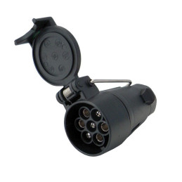 Zásuvka 7 pól 12V kabelová, TESAT