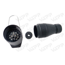 Zásuvka 13 pól 12V kabelová, TESAT