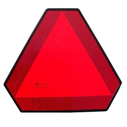 Odrazový trojúhelník pro vozidla do 30 km/h, Alu plech 1 mm s lemem