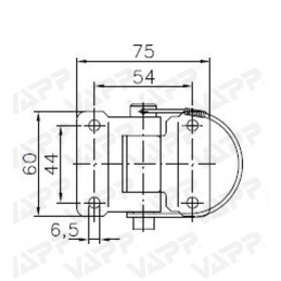 Pant bočnic WW BSCH 30-5 s pružinovou pojistkou
