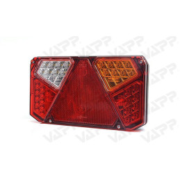 Svítilna WAS W125DP/916 sdružená LED 12-24V, P-BL/BR/KO/CO/ML