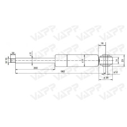 Tlumič nájezdové brzdy SCHLEGL SFV 20