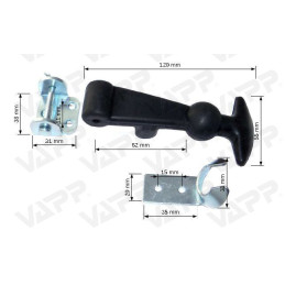 Držák gumový s protikusem k zajištění nájezdu Adam