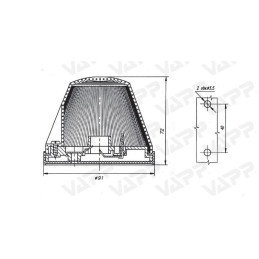 Svítilna couvací WE93