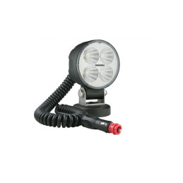 Svítilna pracovní Wesem LED pr.87 mm , 12-24V, 1500 lm, kabel 8 m, s magnetem, vypínač