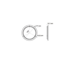 Vnitřní osvětlení Lucidity 22781 pr.177 mm, 12-24V/ 2594/1308 lm 39 LED, IP67