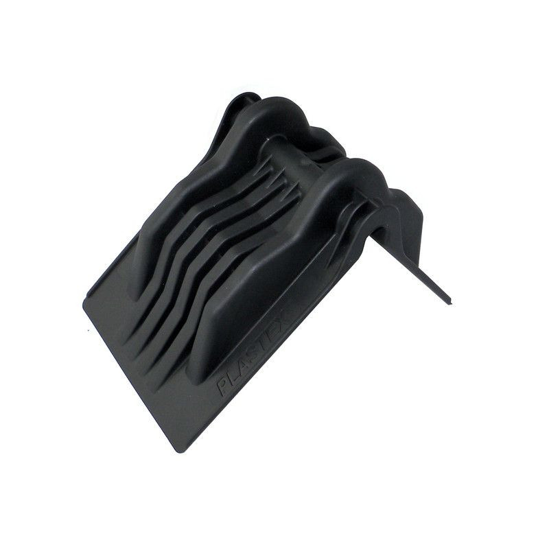 Ochranný roh Jumbo 210x170 mm pro popruh až 65 mm, černý plast