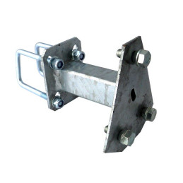 Držák rezervy pro kola s roztečí 112x5, pro kola 13" a 14" montáž na jekl horizontálně