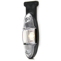 Svítilna doplňková obrysová LED WAS W107/820PJ II(12-24V) na držáku, Pravá, QS150