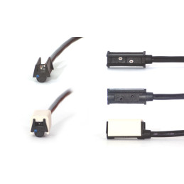 Svítilna doplňková obrysová LED WAS W107/820LJ II(12-24V) na držáku, Levá, QS150