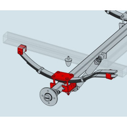 Montážní materiál AL-KO pro listové pružiny STARR ( 750 kg) / 1 ks