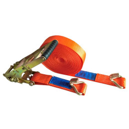 Upínací souprava 50 mm/10 m/5 t, dvojité háky, ERGO ráčna