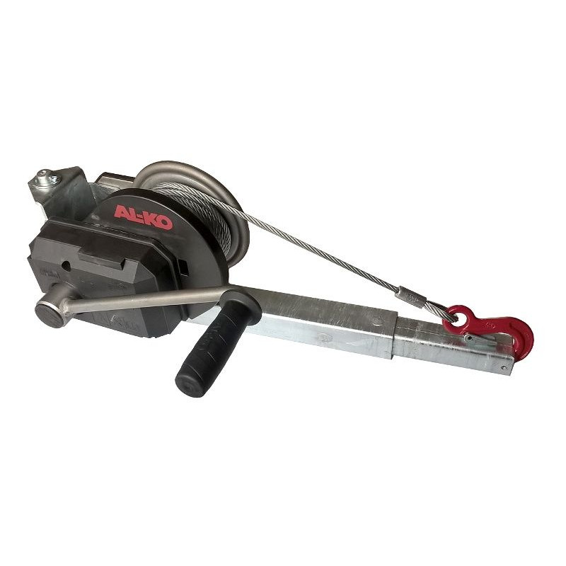 Naviják AL-KO 901 PLUS (900 kg) s lanem 7mm/12,5 m a držákem pro přívěsy Agados