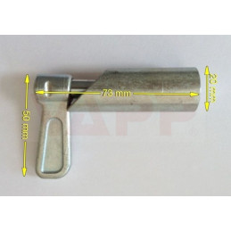 Zajišťovací kolík s pružinou (k navaření)