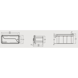 Daken BLACKIT II, box 550x250x294 mm