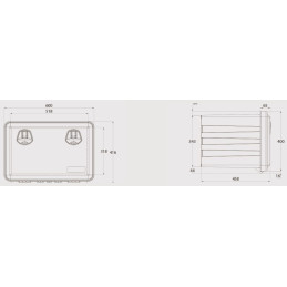 Daken JUST 600, box 600x415x460 mm