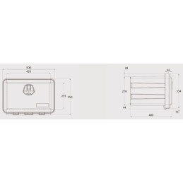 Daken JUST 500, box 500x350x400 mm