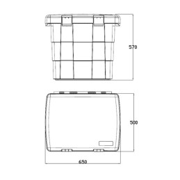 Daken PIT, box 650x500x570 mm