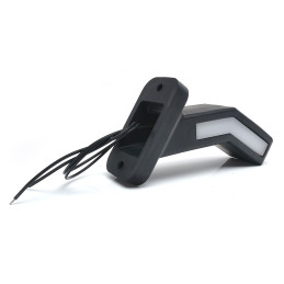 Svítilna doplňková obrysová LED WAS W168.2/1167, 12-24V, levá, neon ef.