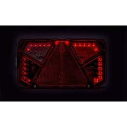 Svítilna WAS W125DEP Exclusive sdružená LED 12-24V, P-BL/BR/KO/CO/RZ