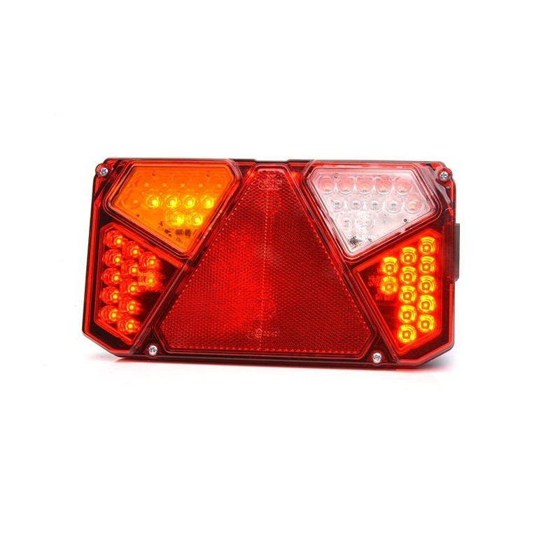 Svítilna WAS W125DEL Exclusive sdružená LED 12-24V, L-BL/BR/KO/ML/RZ