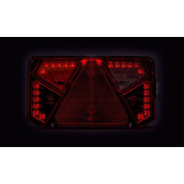 Svítilna WAS W125DEL Exclusive sdružená LED 12-24V, L-BL/BR/KO/ML/RZ