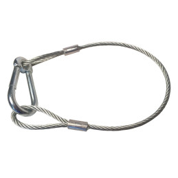 Lanko bezpečnostní záchytné s karabinou KNOTT 750 kg