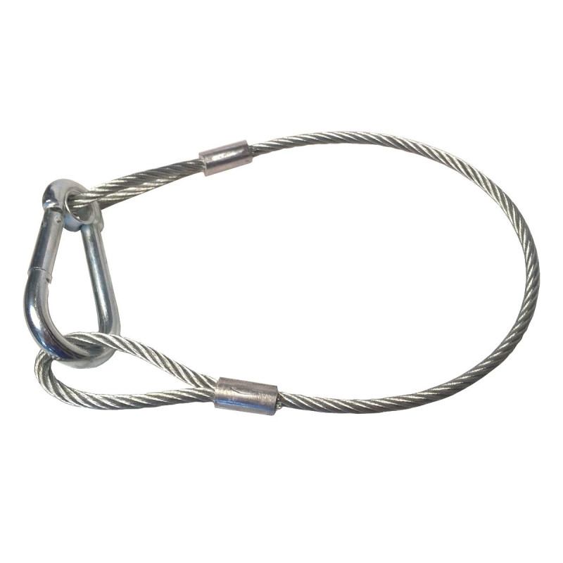 Lanko bezpečnostní záchytné s karabinou KNOTT 750 kg