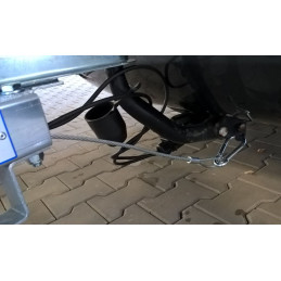 Lanko bezpečnostní záchytné s karabinou KNOTT 750 kg