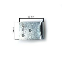 Závěr bočnic - protikus 39x28 mm