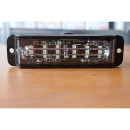 Výstražná záblesková svítilna VISIONPRO, 6x LED, modrá, plochá