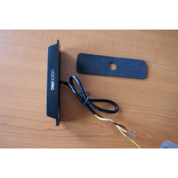 Výstražná záblesková svítilna VISIONPRO, 6x LED, modrá, plochá