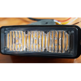 Výstražná záblesková svítilna VISIONPRO, 3x LED, oranžová