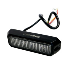 Výstražná záblesková svítilna VISIONPRO, 4x LED, oranžová