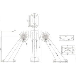 Svítilna doplňková obrysová LED WAS W21.3N/773L/I, 12-24V, levá, neon ef.