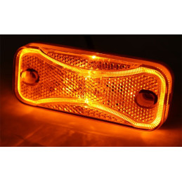 Svítilna boční obrysová LED Lucidity BONE 26279, 12-24V, s odrazkou, QS150, na držáku