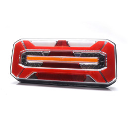 Svítilna WAS W184DD sdružená LED 12-24V, P, BL/BR/KO/ ML/CO, baj7, dyn. blinkr IP66/68