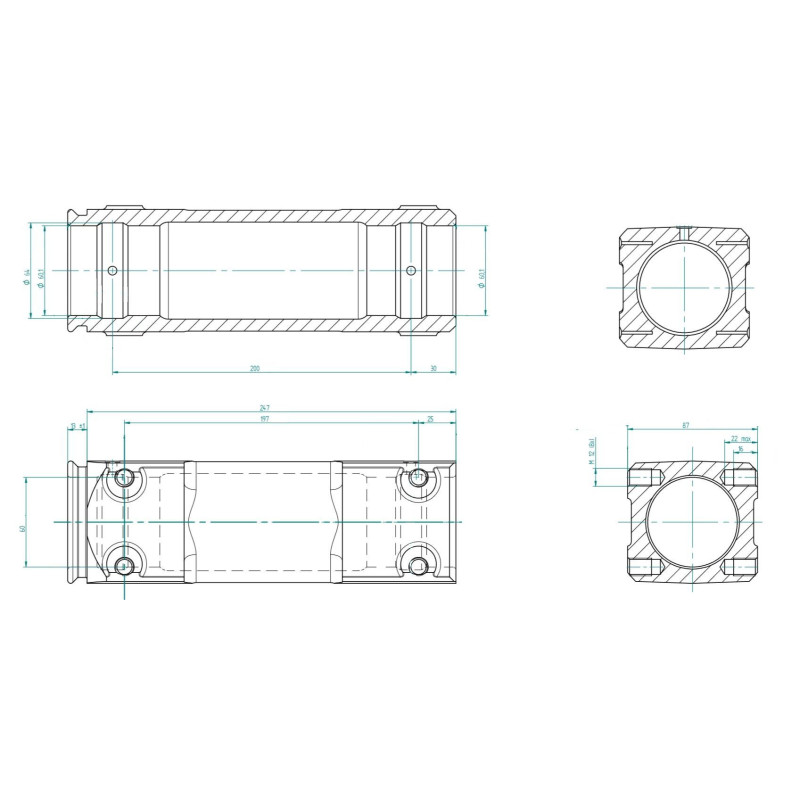 Pouzdro - kartuš náj. brzdy KNOTT KR35HV
