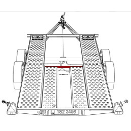 Držák nájezdů VAPP 1010 mm PA 2.0(2.5)/4.0/1.82