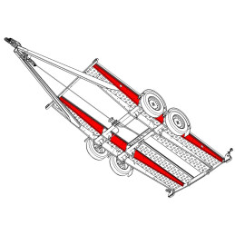 Nosník VAPP PA 4000 mm levý vnější / pravý vnitřní