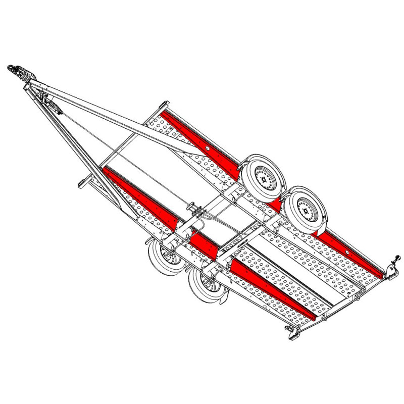 Nosník VAPP PA 4000 mm levý vnější / pravý vnitřní