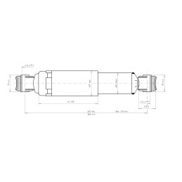 Tlumič k nápravě AL-KO Octagon Compact černý (do 4000 kg/1 náprava)